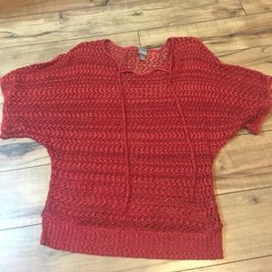 Cute rust color/orange sweater mid sleeve